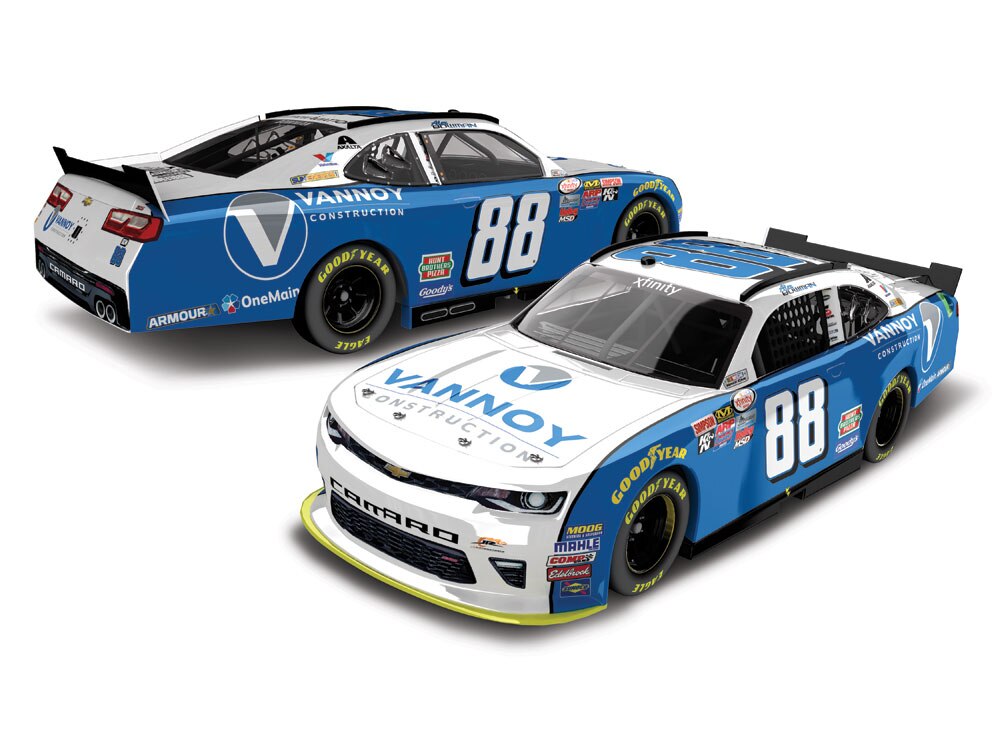 Alex Bowman to be sponsored by Vannoy Construction at Michigan Xfinity