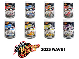 NASCAR AUTHENTICS 2023 WINNER'S CIRCLE WAVE 1 1:64 8 PACK