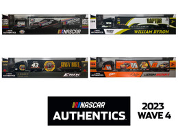 NASCAR AUTHENTICS 2023 WAVE 4 1:64 HAULER 4 PACK