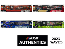 NASCAR AUTHENTICS 2023 WAVE 5 1:64 HAULER 4 PACK