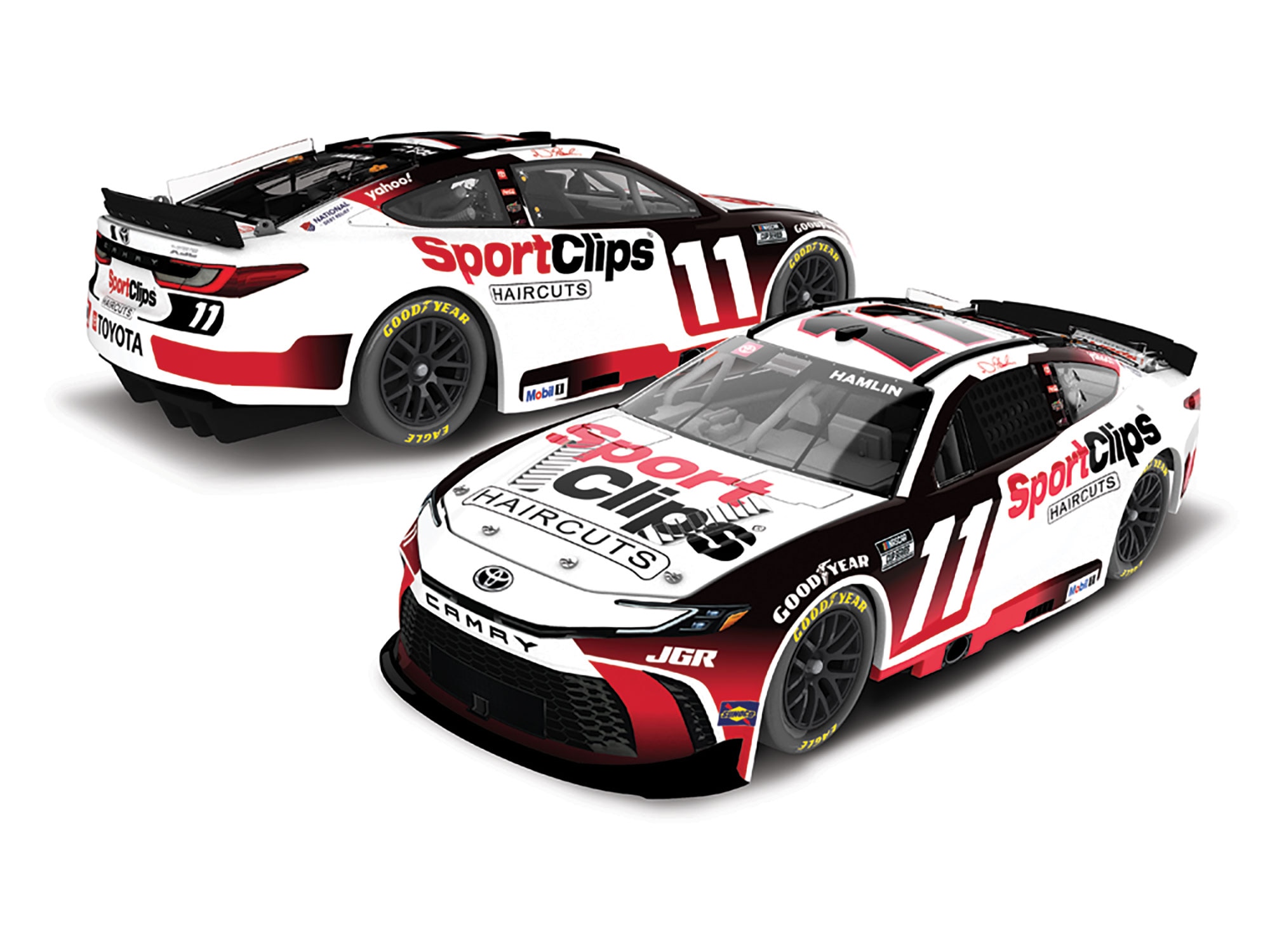 DENNY HAMLIN 2025 SPORT CLIPS 1:24 ELITE DIECAST