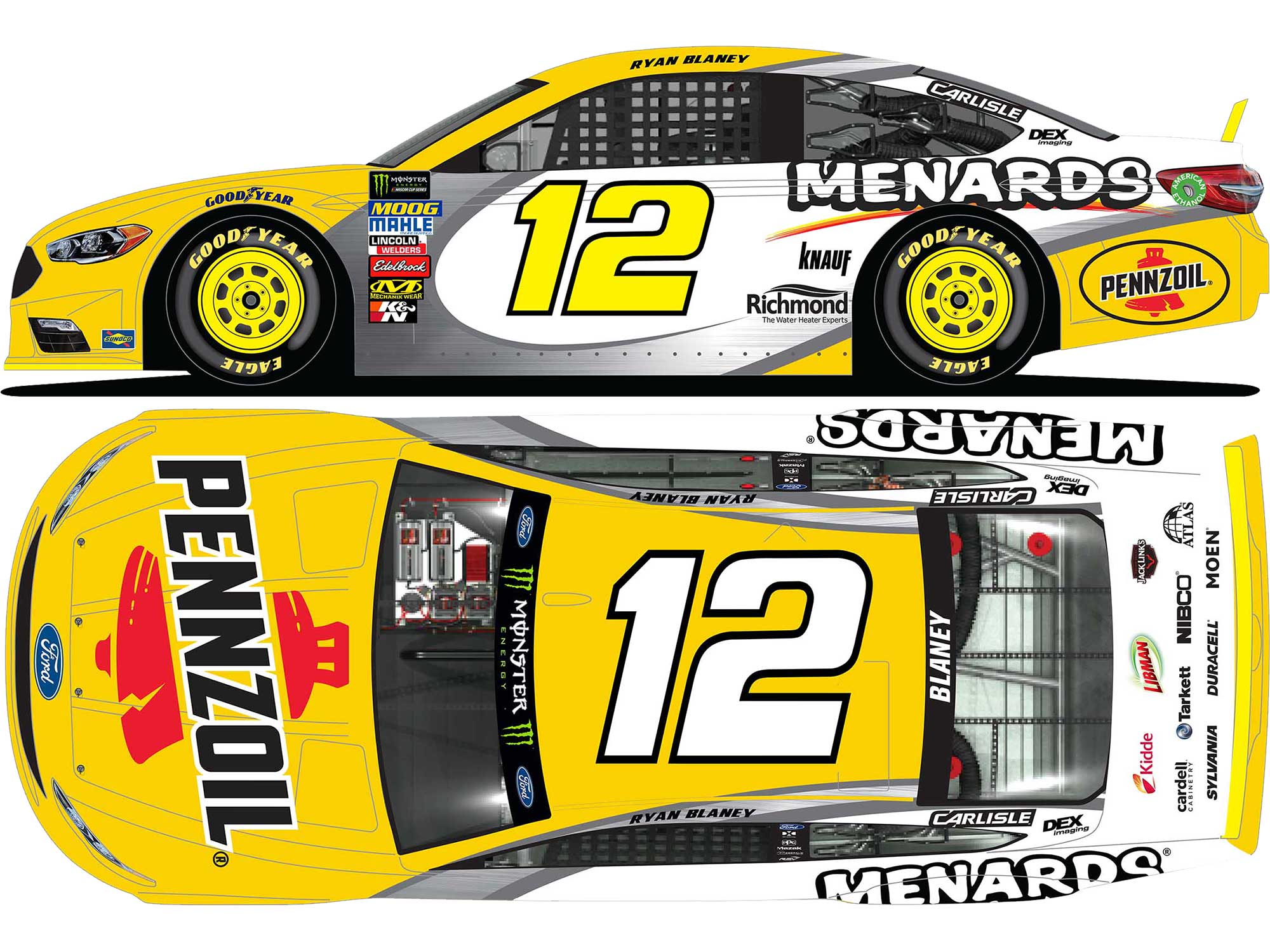 ryan blaney diecast