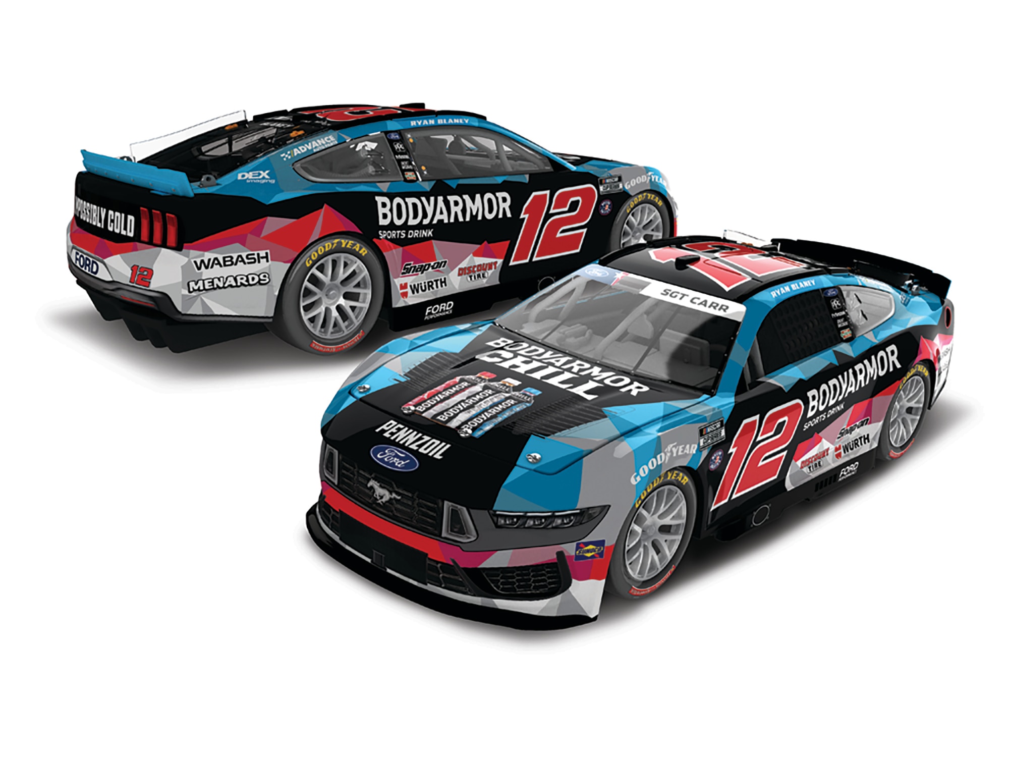 RYAN BLANEY 2025 BODYARMOR CHILL 1:24 ELITE DIECAST