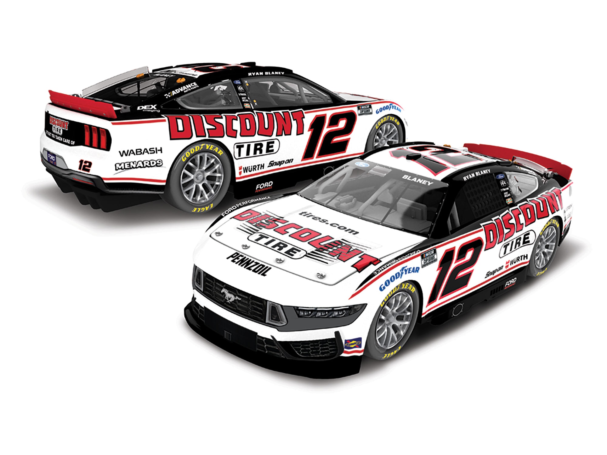 RYAN BLANEY 2025 DISCOUNT TIRE 1:64 ARC DIECAST