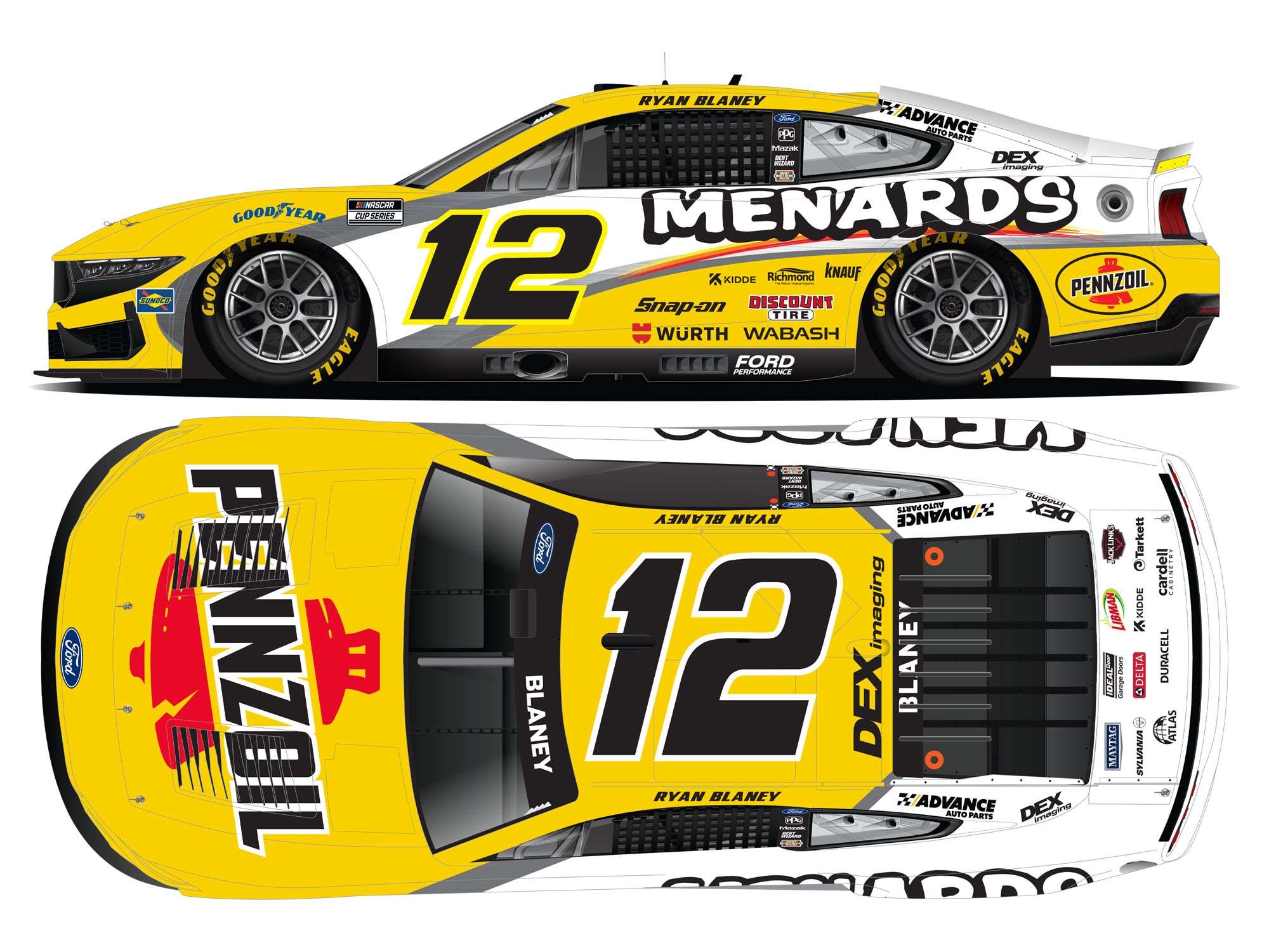 RYAN BLANEY 2025 PENNZOIL 1:64 ARC DIECAST