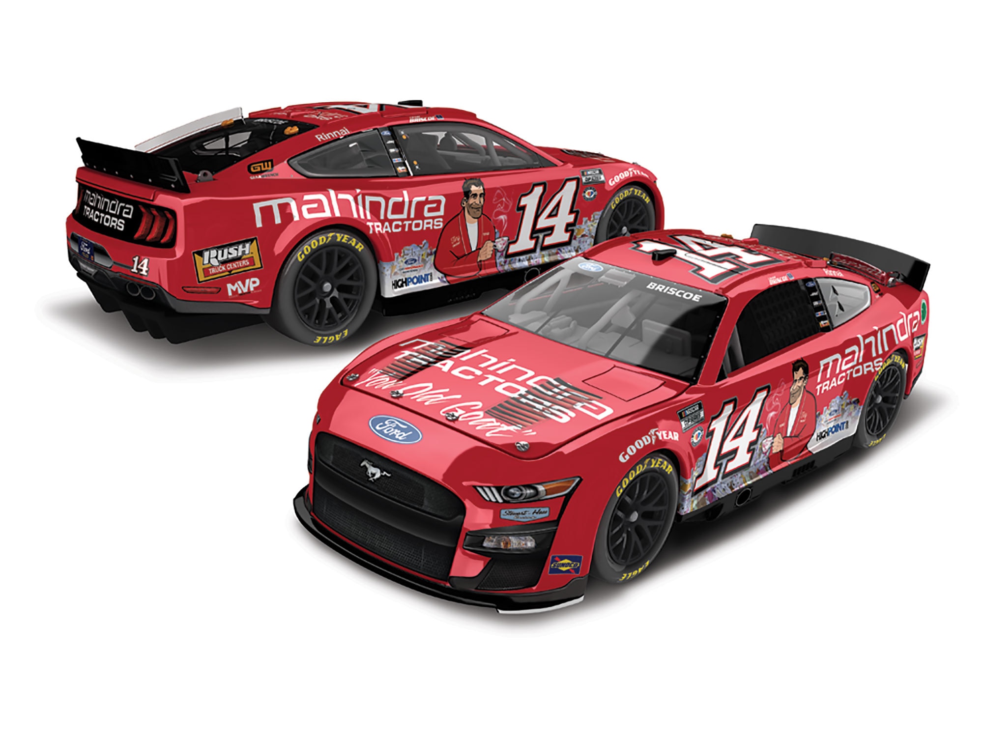 CHASE BRISCOE 2023 MAHINDRA TRACTORS "OLD GOAT" 1:24 ARC DIECAST