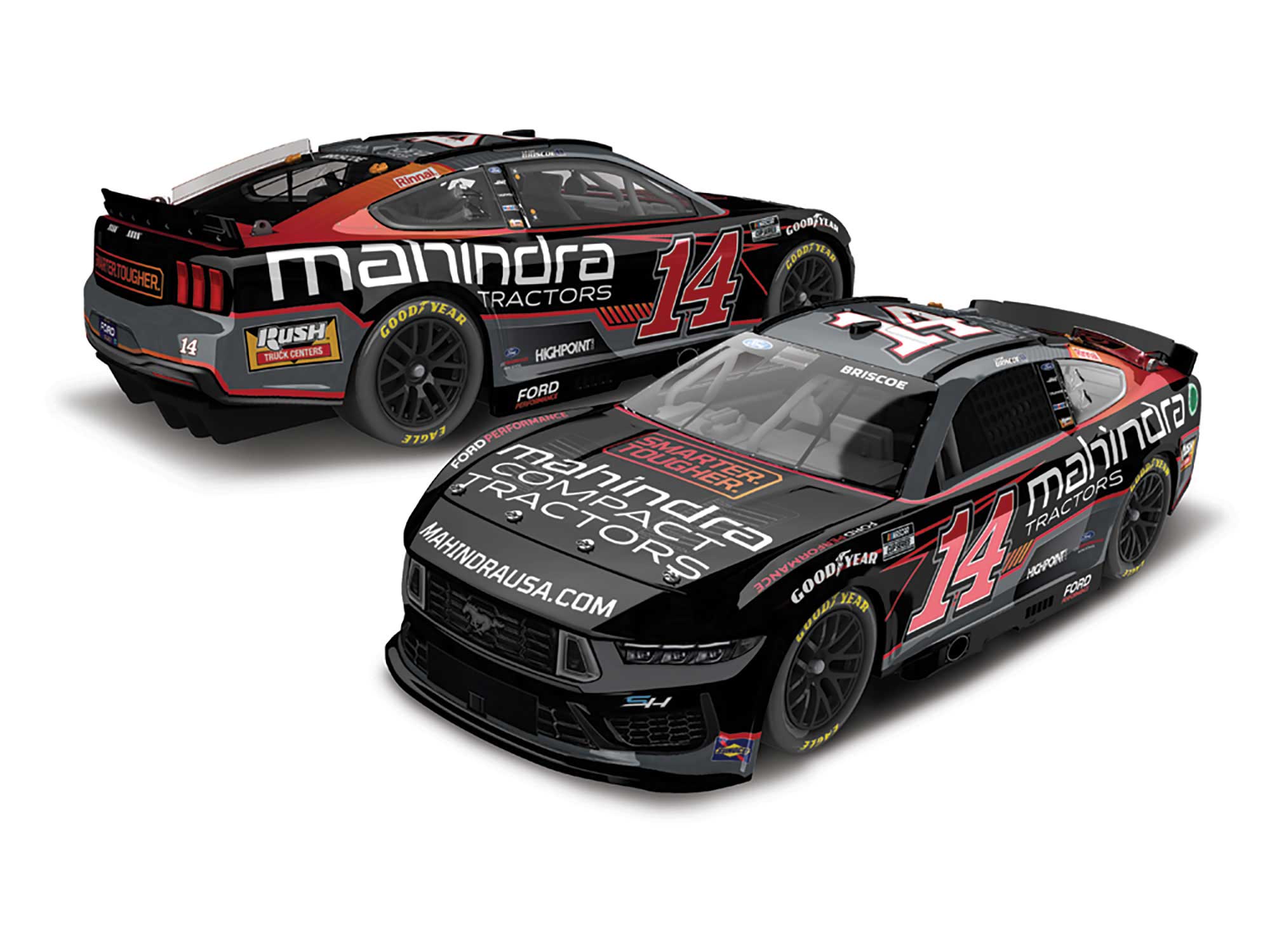 CHASE BRISCOE 2024 MAHINDRA COMPACT TRACTORS 1:64 ARC DIECAST