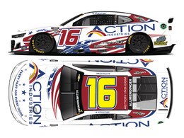 AJ ALLMENDINGER 2023 ACTION INDUSTRIES PATRIOTIC 1:24 ELITE DIECAST