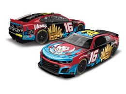 SHANE VAN GISBERGEN 2024 WENDY'S 1:24 COLOR CHROME ARC DIECAST