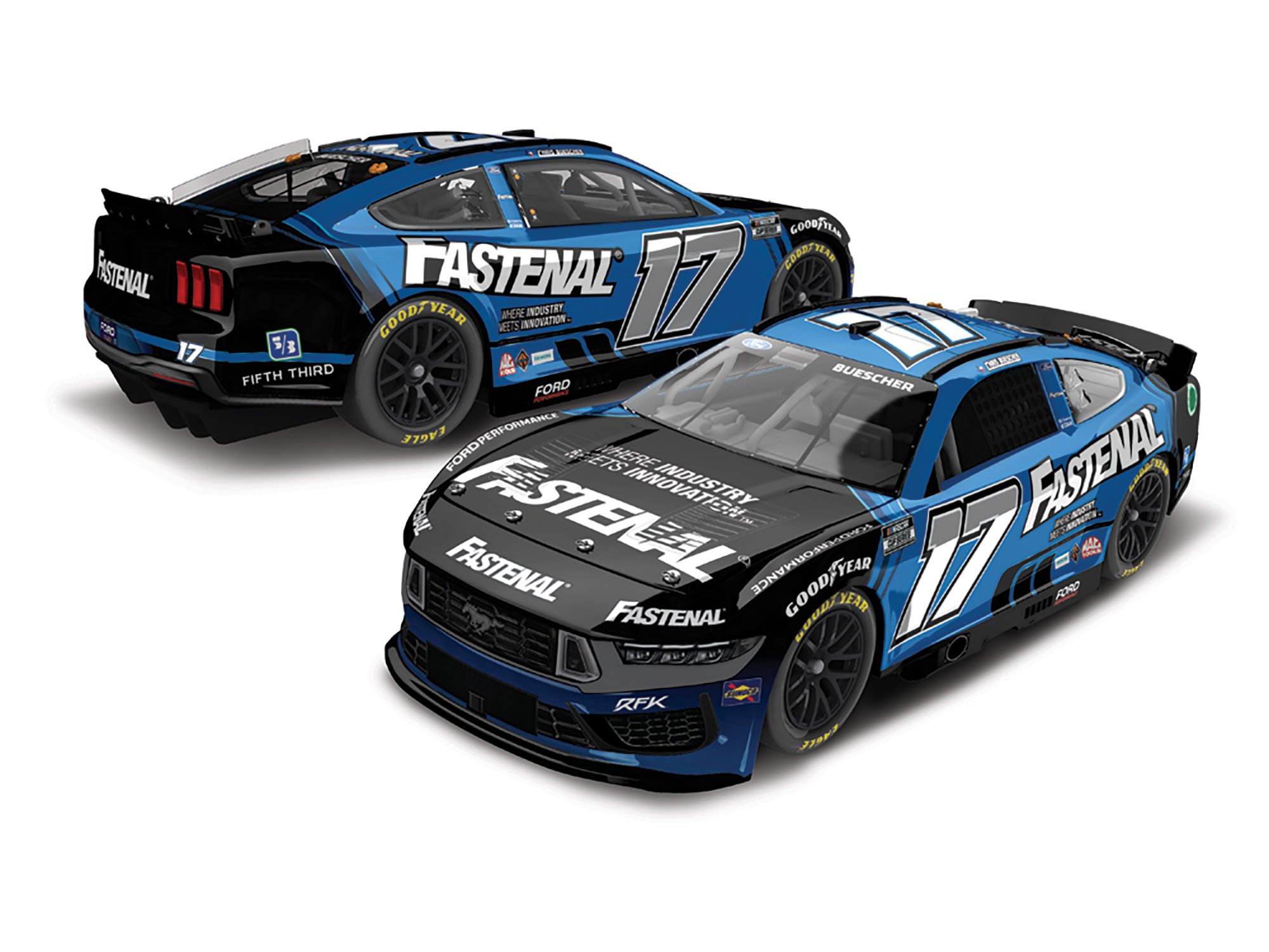 CHRIS BUESCHER 2025 FASTENAL 124 ELITE DIECAST