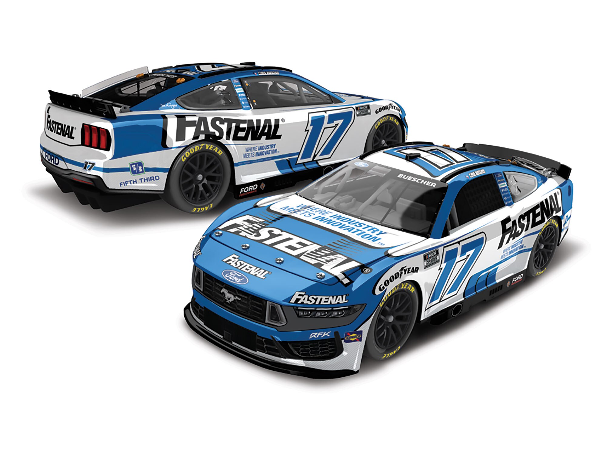 CHRIS BUESCHER 2025 FASTENAL 1:24 ARC DIECAST