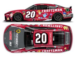 CHRISTOPHER BELL 2025 CRAFTSMAN/RACING FOR A MIRACLE 1:24 ELITE DIECAST