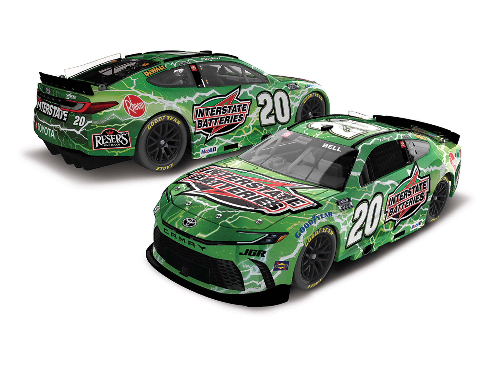 CHRISTOPHER BELL 2025 INTERSTATE BATTERIES 1:64 ARC DIECAST