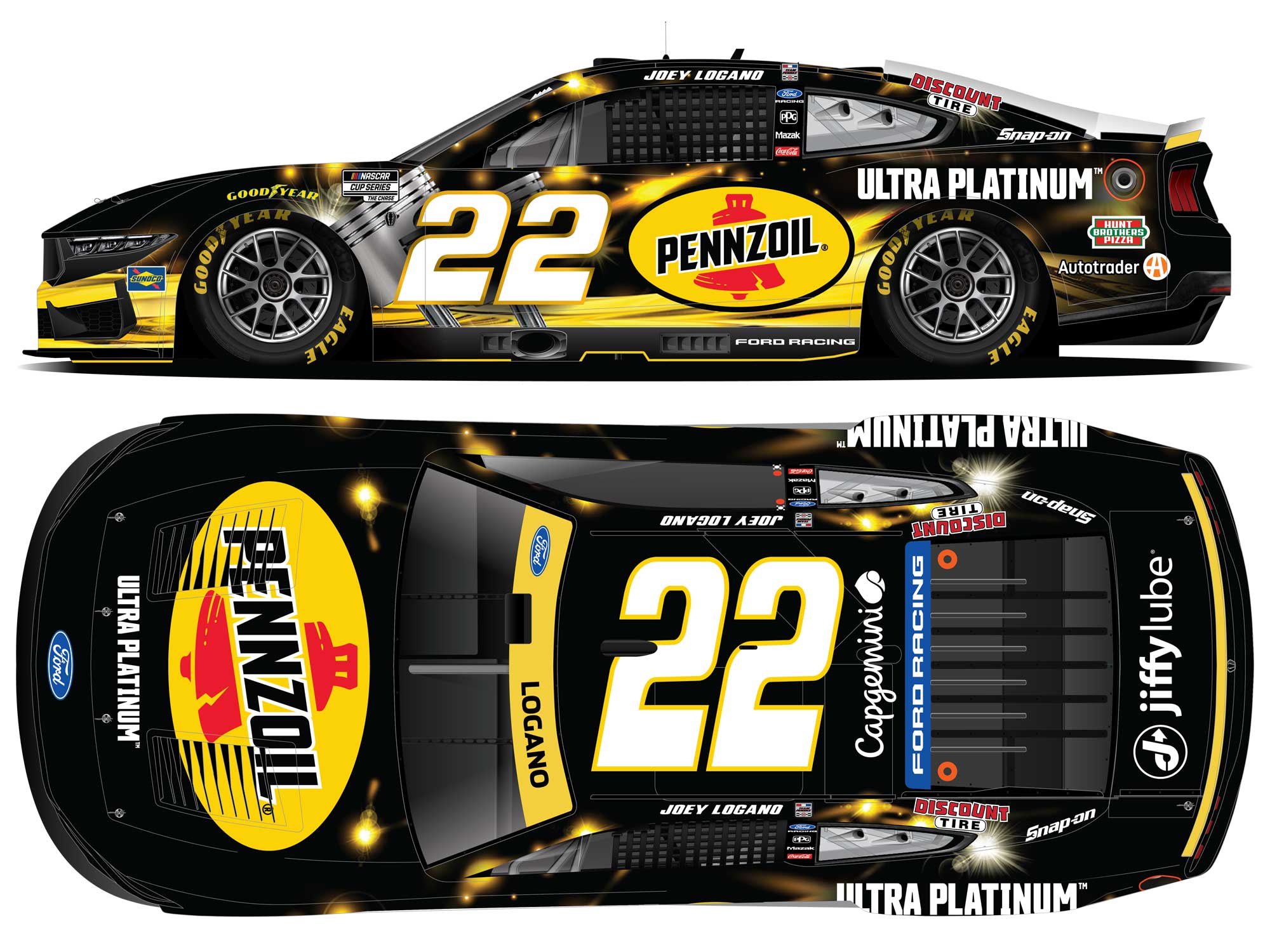 T*a様 LionelRacing NASCAR2025 Joey Logano JOEY LOGANO 2025 TEXAS WIN RACED VERSION AAA INSURANCE 1/24 ARC