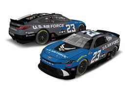 BUBBA WALLACE 2024 US AIR FORCE 1:24 COLOR CHROME ARC DIECAST