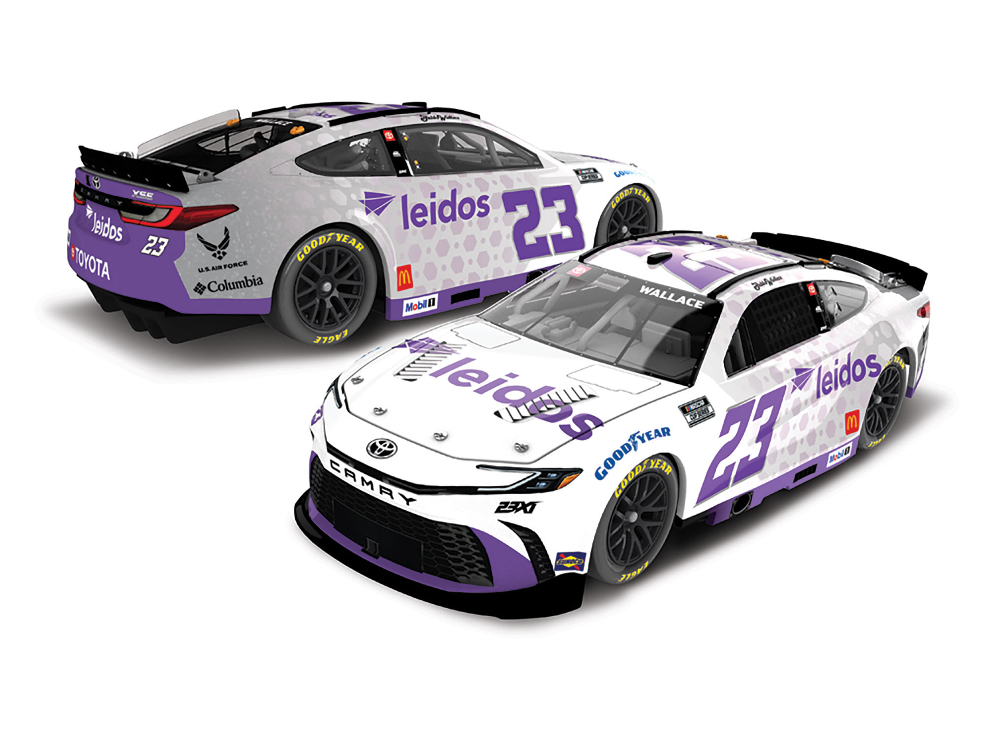 BUBBA WALLACE 2025 LEIDOS 1:64 ARC DIECAST