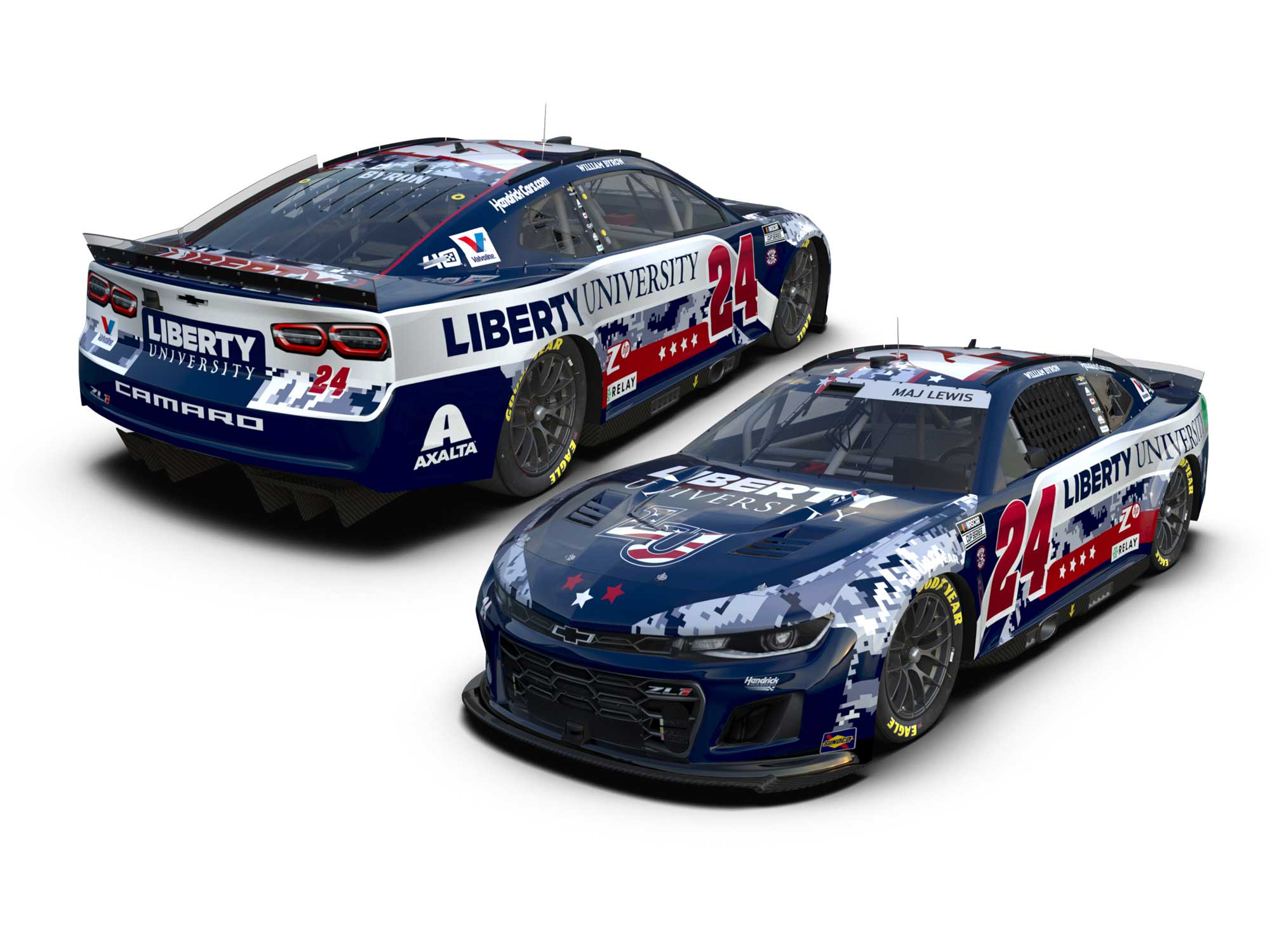 WILLIAM BYRON 2024 LIBERTY UNIVERSITY PATRIOTIC 1:64 ARC DIECAST