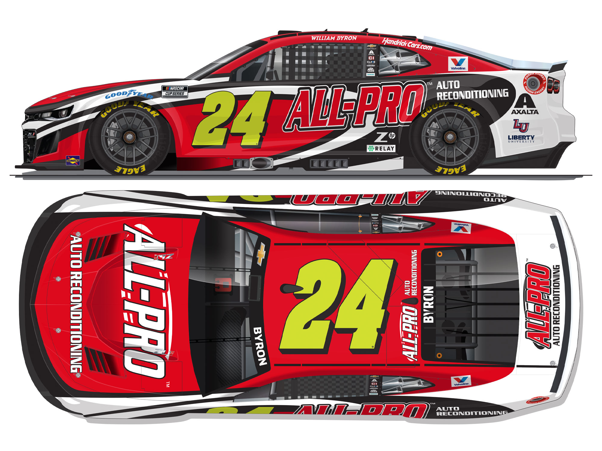 WILLIAM BYRON 2025 ALL-PRO 1:64 ARC DIECAST