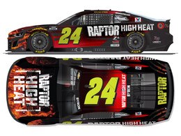 WILLIAM BYRON 2025 RAPTOR HIGH HEAT 1:24 COLOR CHROME ARC DIECAST