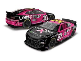 JUSTIN HALEY 2022 LEAFFILTER GUTTER PROTECTION PINK 1:24 ARC DIECAST