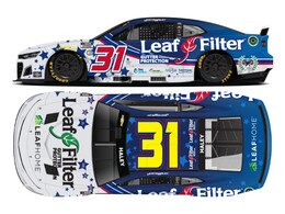 JUSTIN HALEY 2023 LEAF FILTER PATRIOTIC 1:24 COLOR CHROME ARC DIECAST