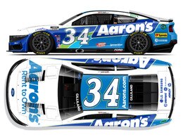 TODD GILLILAND 2025 AARON'S 1:24 COLOR CHROME ARC DIECAST