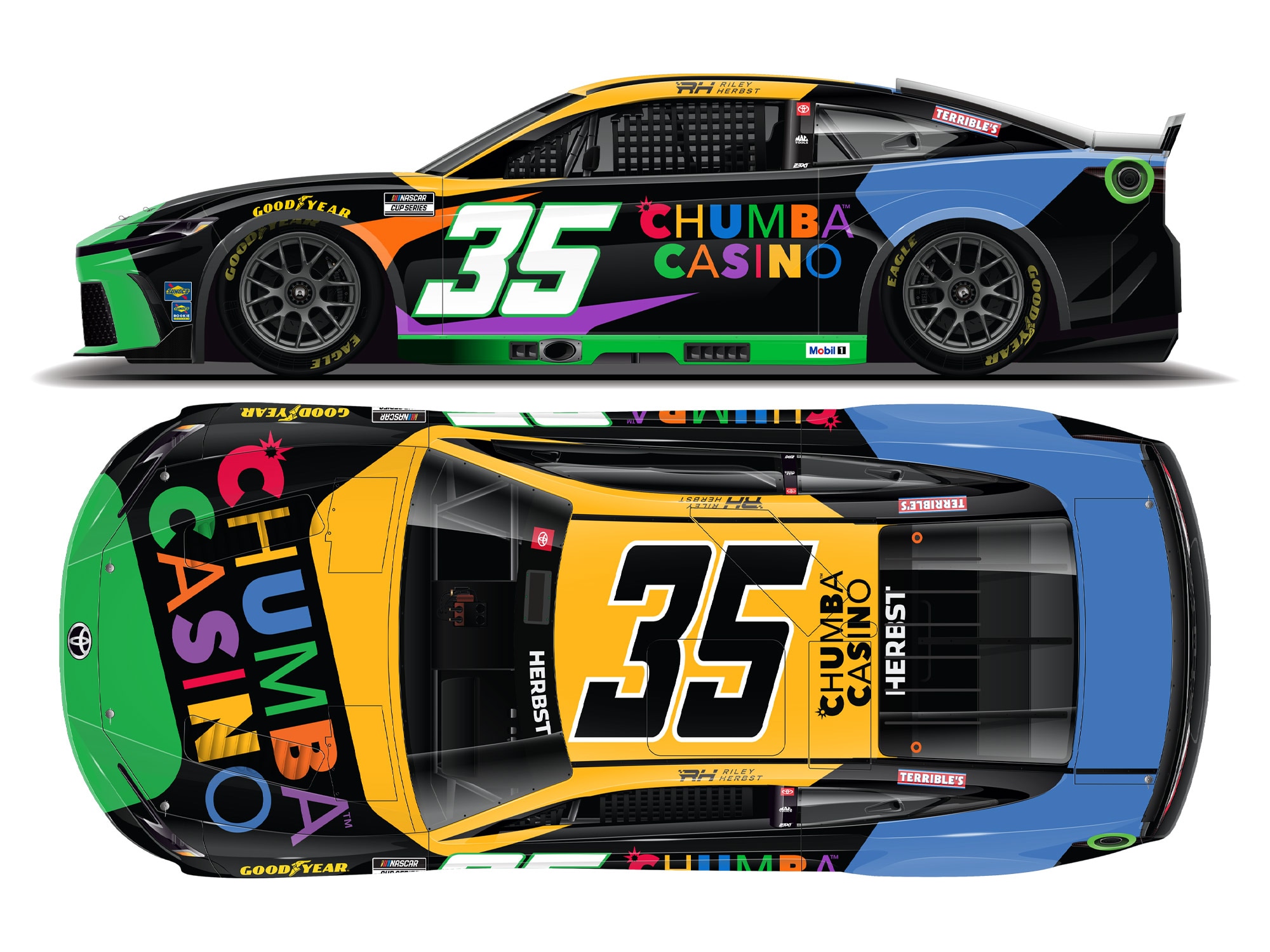 RILEY HERBST 2025 CHUMBA CASINO 1:24 ARC DIECAST