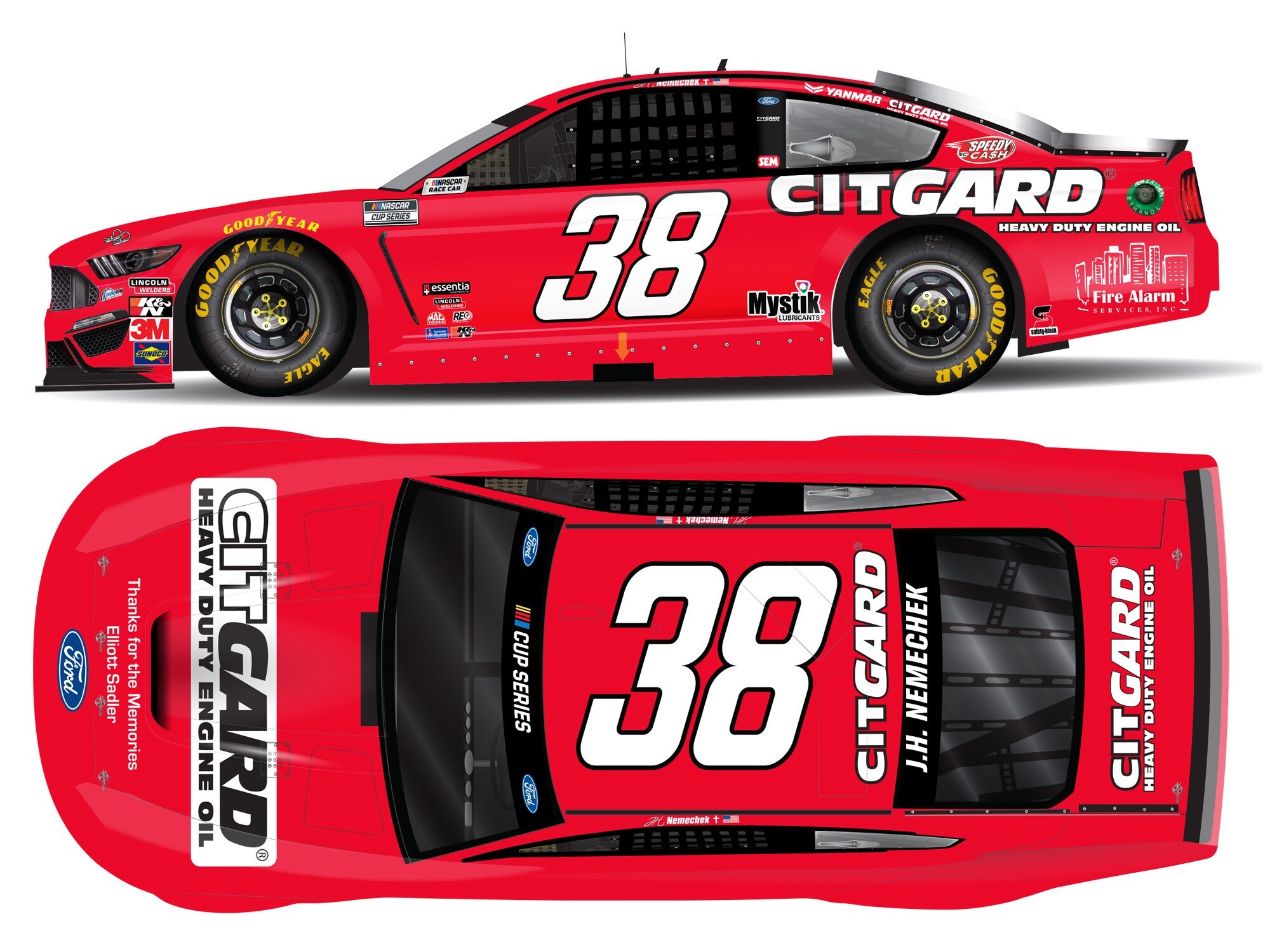 john hunter nemechek diecast