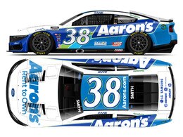 ZANE SMITH 2025 AARON'S 1:24 COLOR CHROME ARC DIECAST