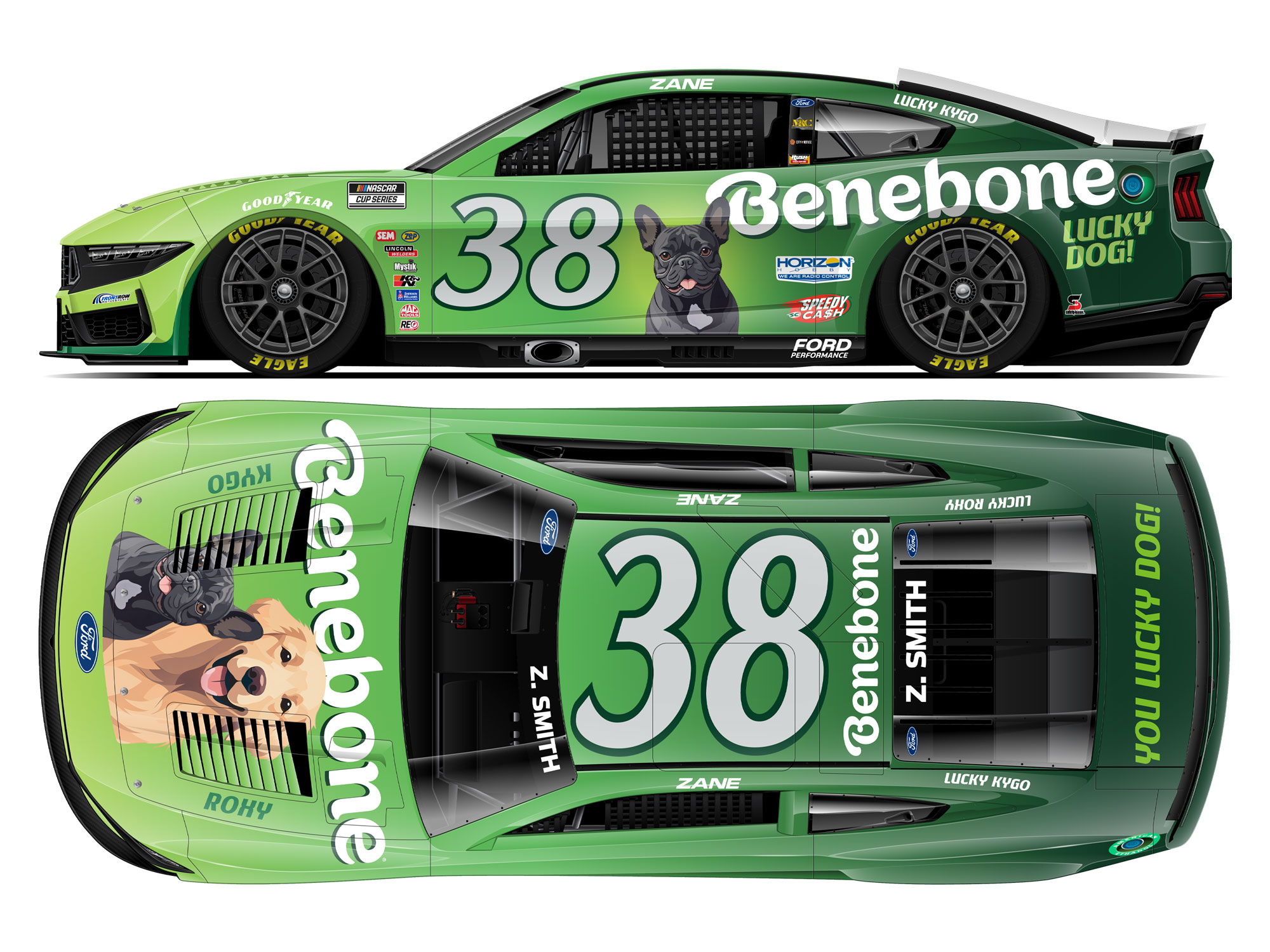 ZAME SMITH 2025 BENEBONE 1:24 ELITE DIECAST