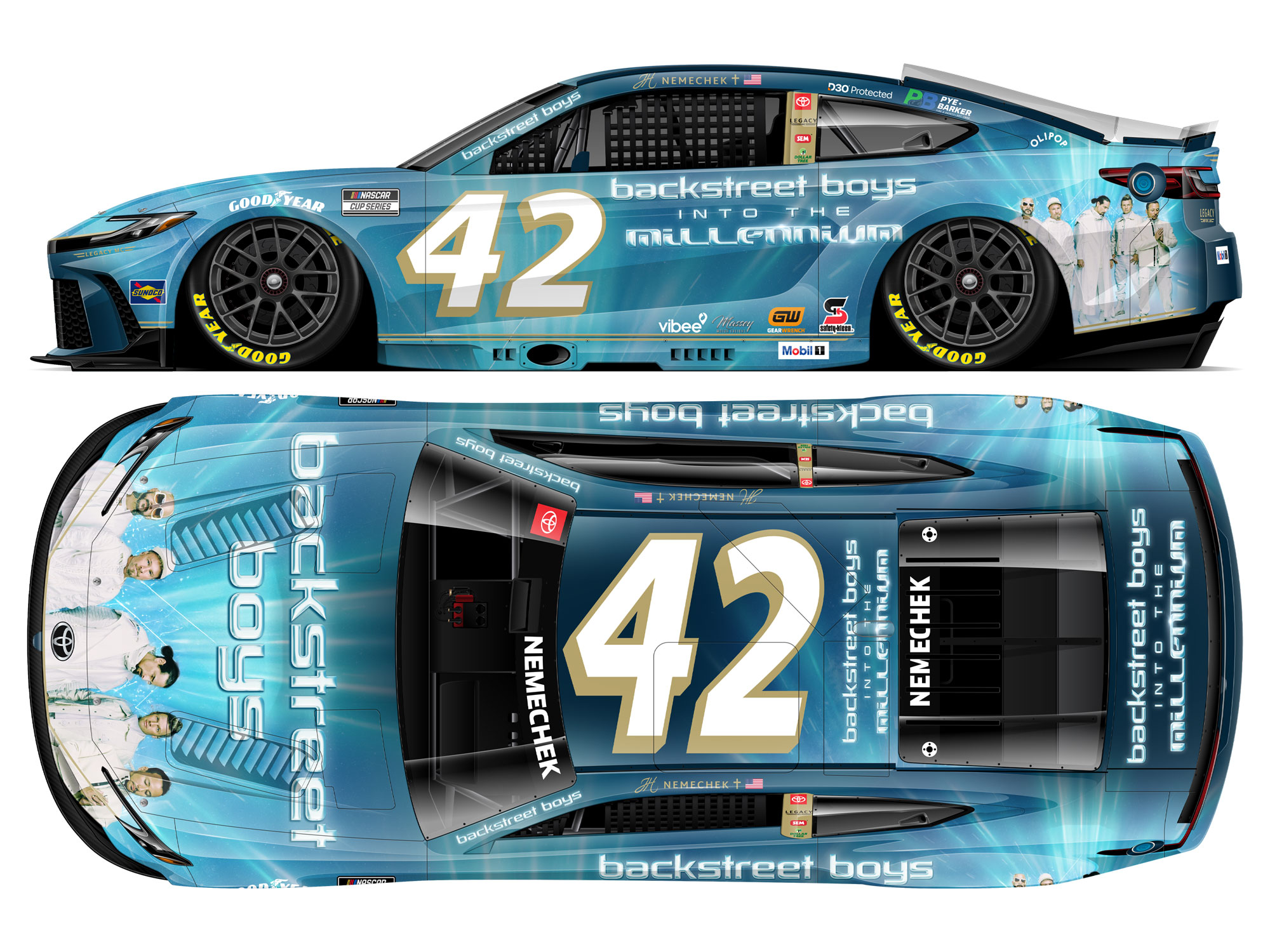 JOHN HUNTER NEMECHEK 2025 BACKSTREET BOYS 1:24 ARC DIECAST