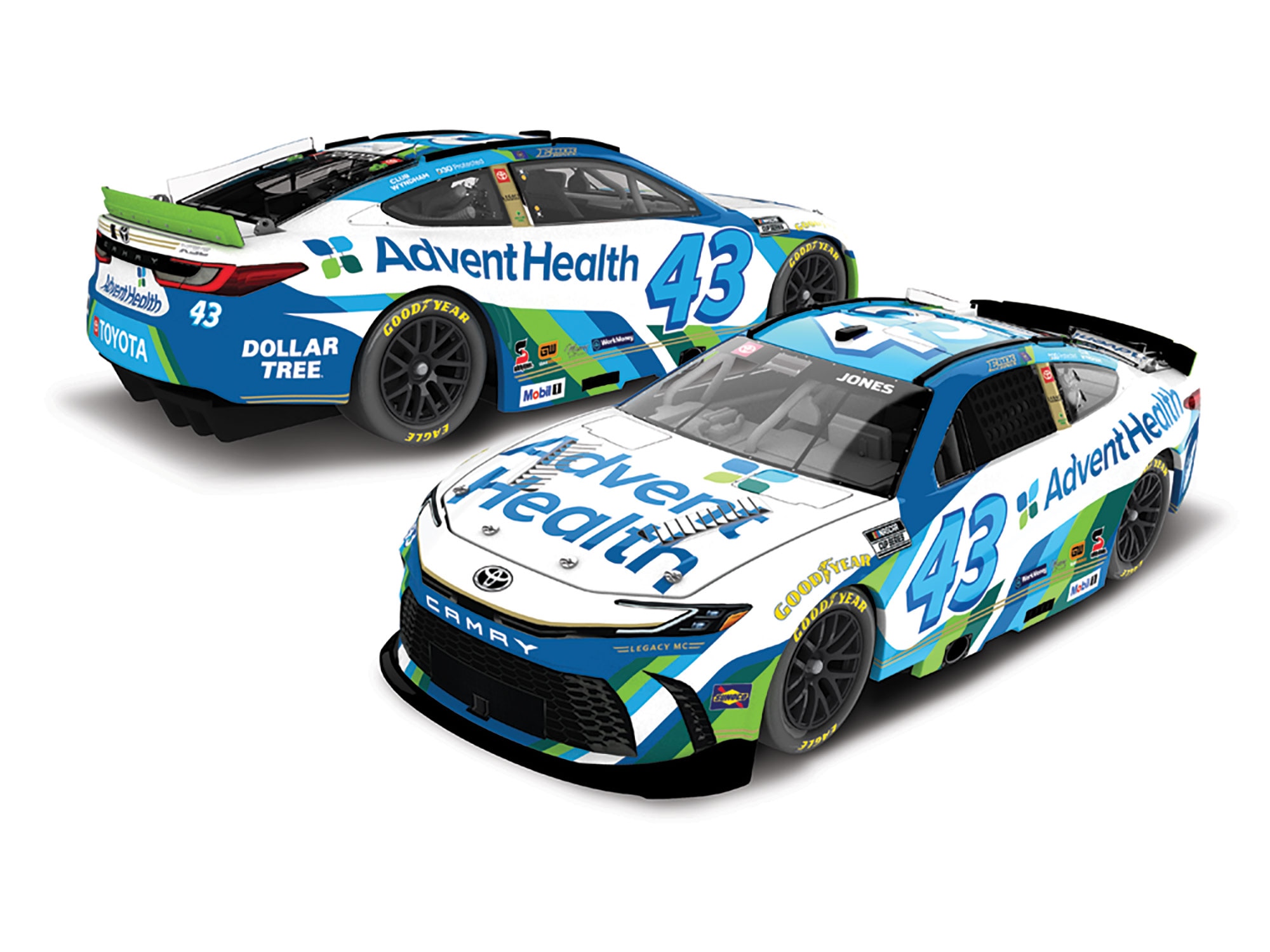 ERIK JONES 2026 ADVENTHEALTH 1:24 AUTOGRAPH ARC DIECAST