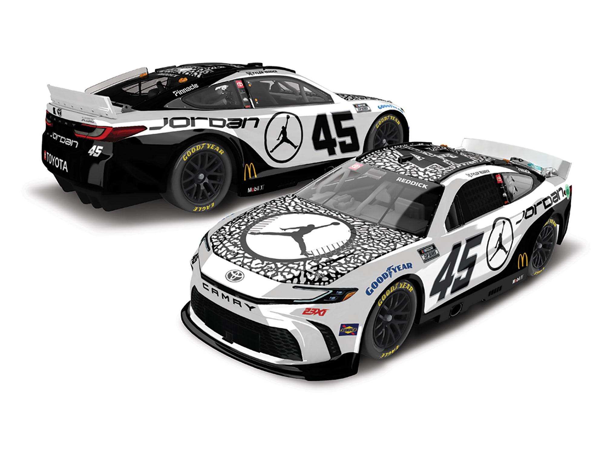 TYLER REDDICK 2024 JORDAN BRAND WHITE 1:24 ELITE DIECAST