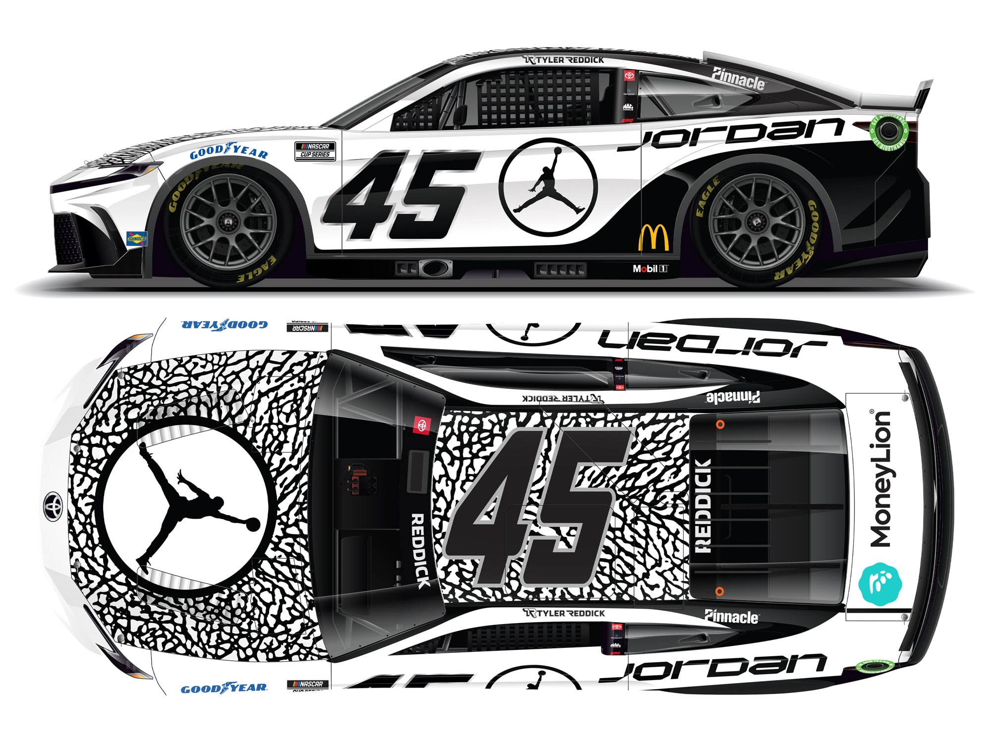 Tyler Reddick Jordan's Race Team TYLER REDDICK 2023 JORDAN