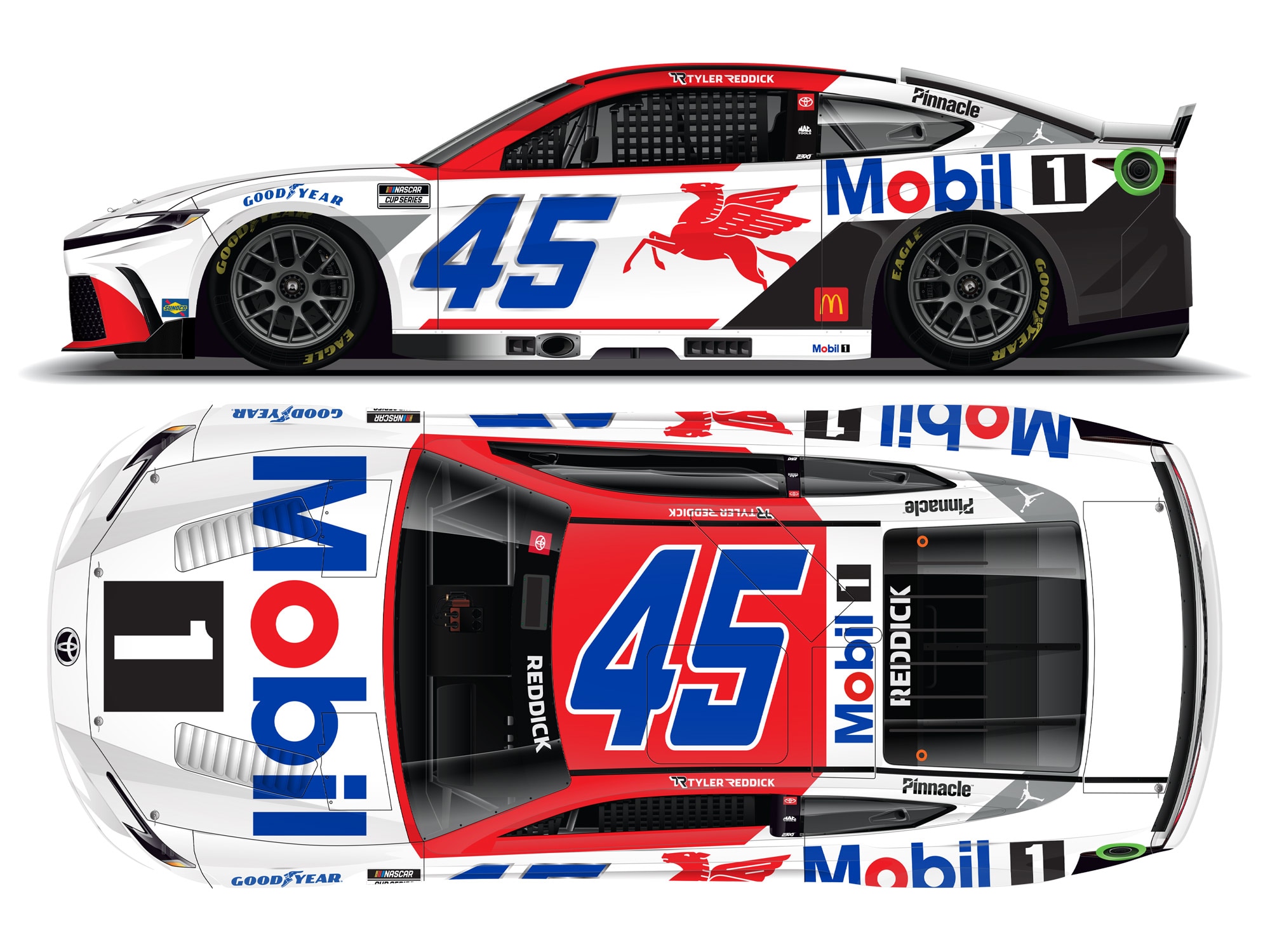 TYLER REDDICK 2025 MOBIL 1 1:24 ELITE DIECAST