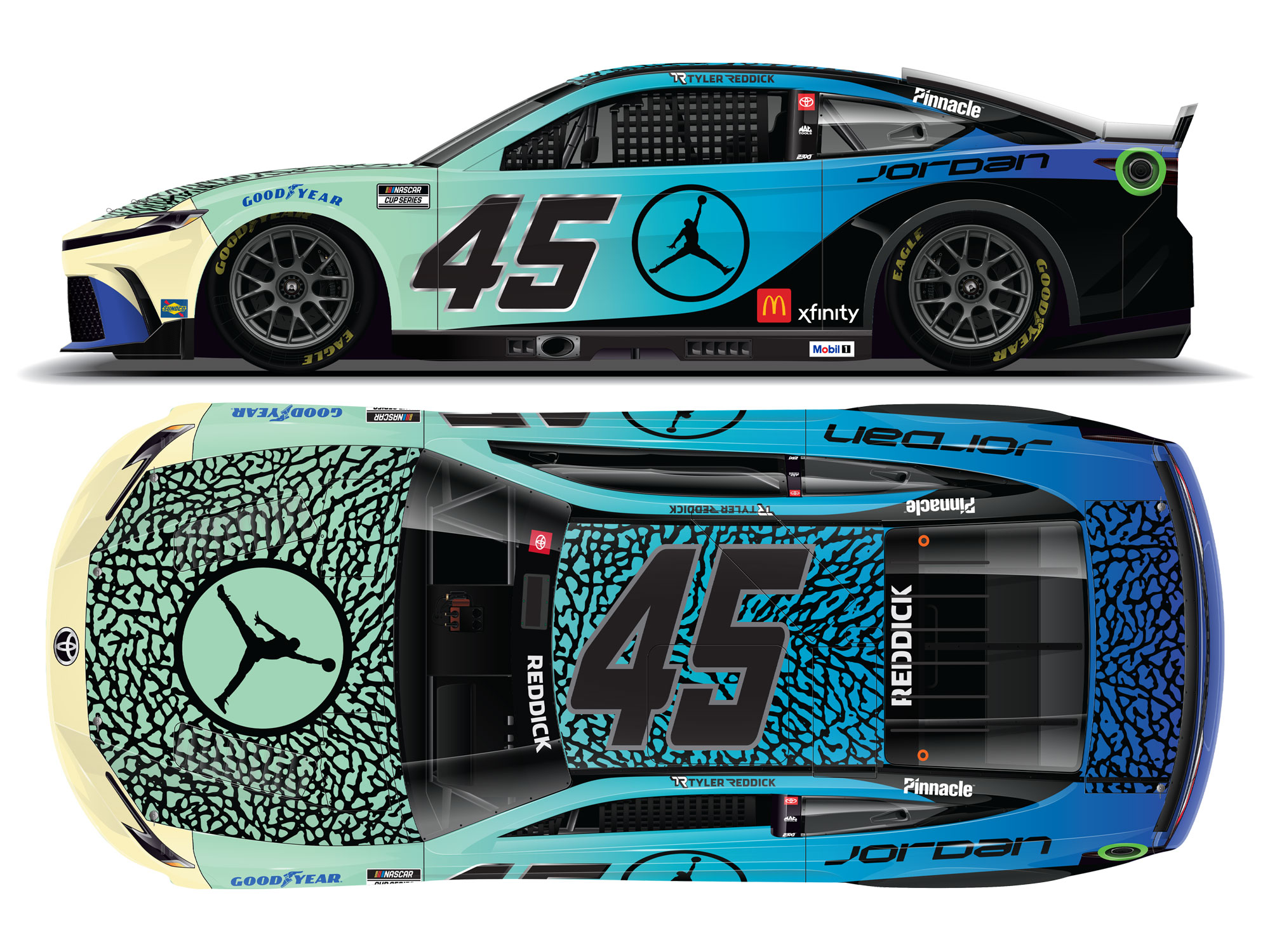 TYLER REDDICK 2025 JORDAN BRAND JUMPMAN 1:24 ARC DIECAST