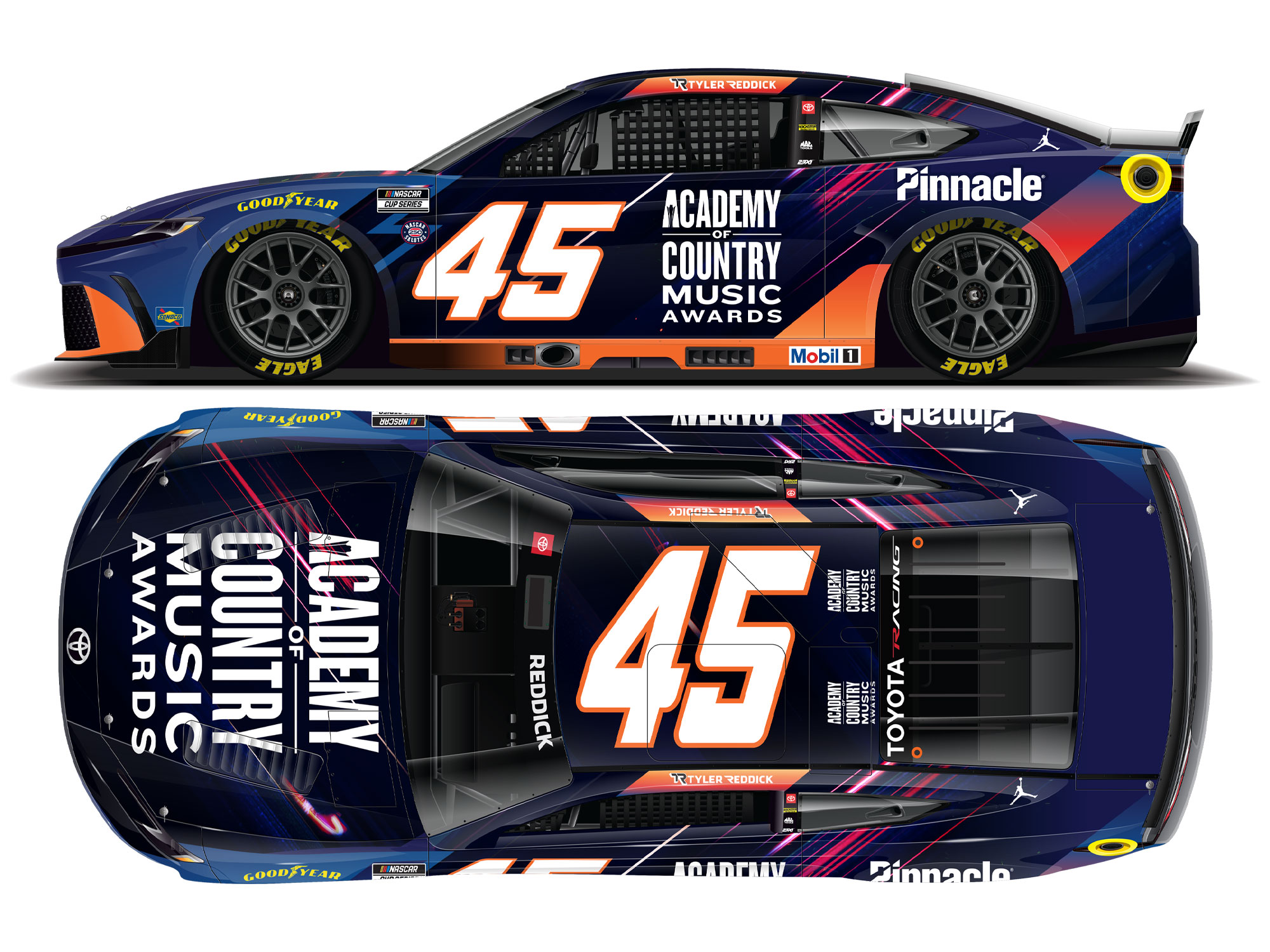ナスカー 1/24 タイラー レディック エクスフィニティ 10G 2023 TYLER REDDICK 2023 XFINITY 10G #45 TOYOTA 1/24 ELITE SERIES