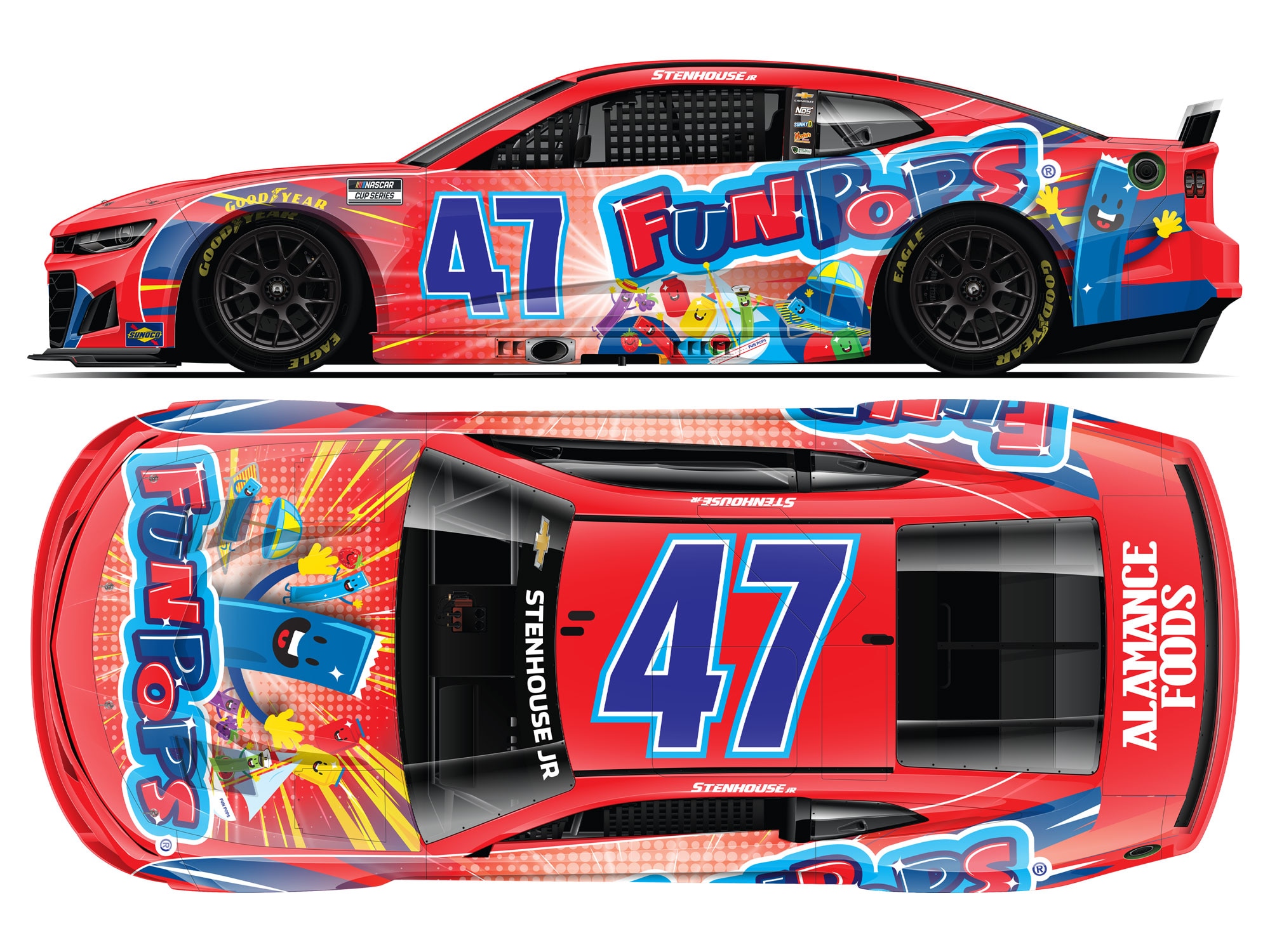 RICKY STENHOUSE JR 2025 FUN POPS 1:24 ARC DIECAST
