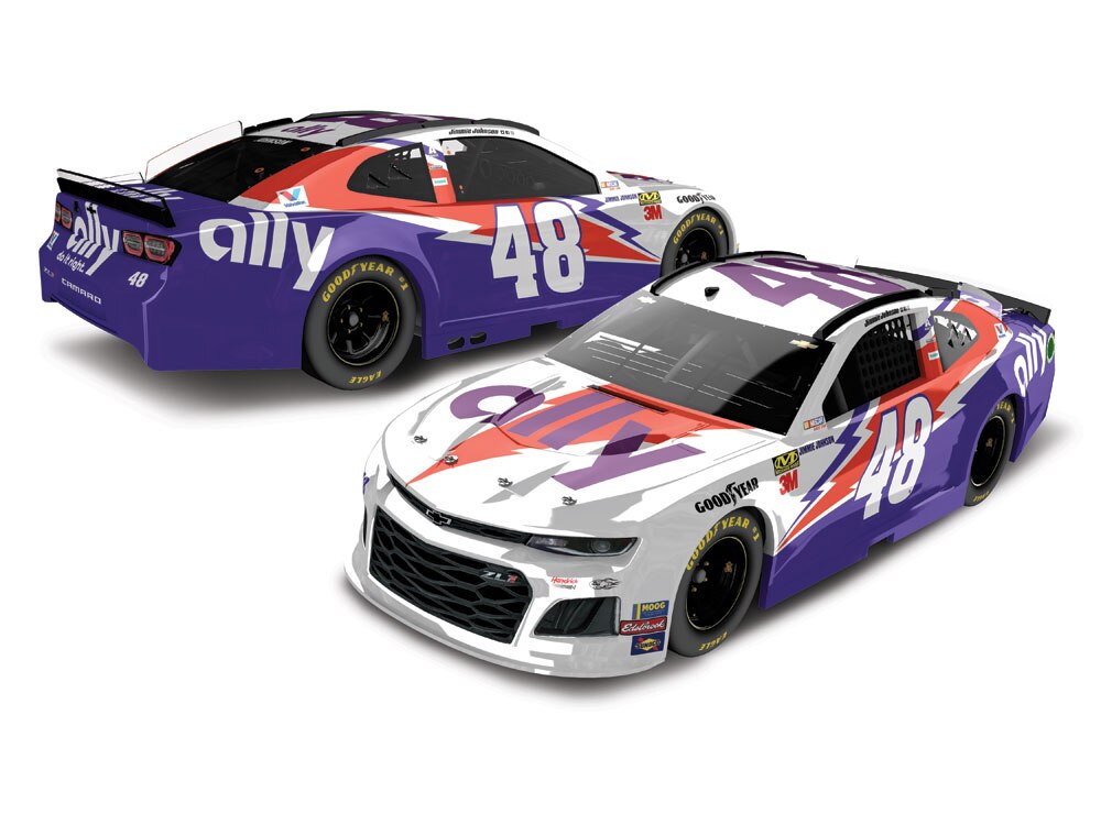Daytona Clash Winner 1:24 Lionel Racing Jimmie Johnson 2019 Ally Financial Daytona Clash Winner 1:24 Lionel Racing Jimmie Johnson 2019 Ally Financial