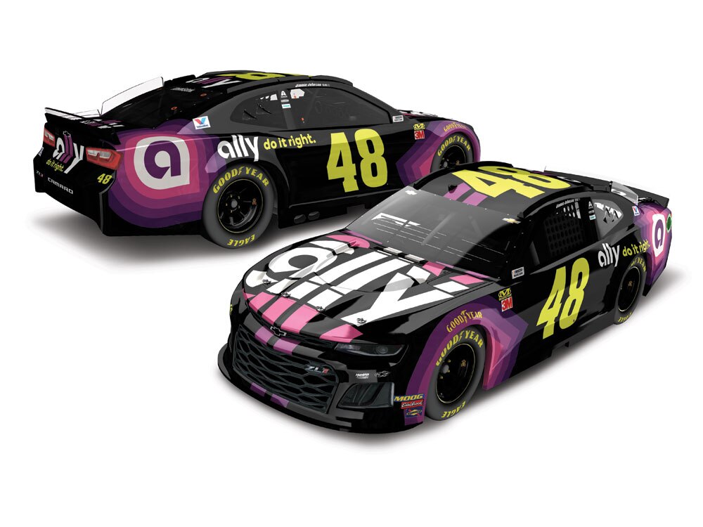 Lionel Racing Jimmie Johnson 2017 Lowes Darlington Throwback NASCAR Diecast 1:64 Scale