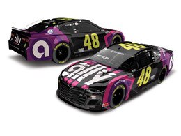 JIMMIE JOHNSON 2020 ALLY SIGN FOR JIMMIE 1:24 COLOR CHROME ARC DIECAST