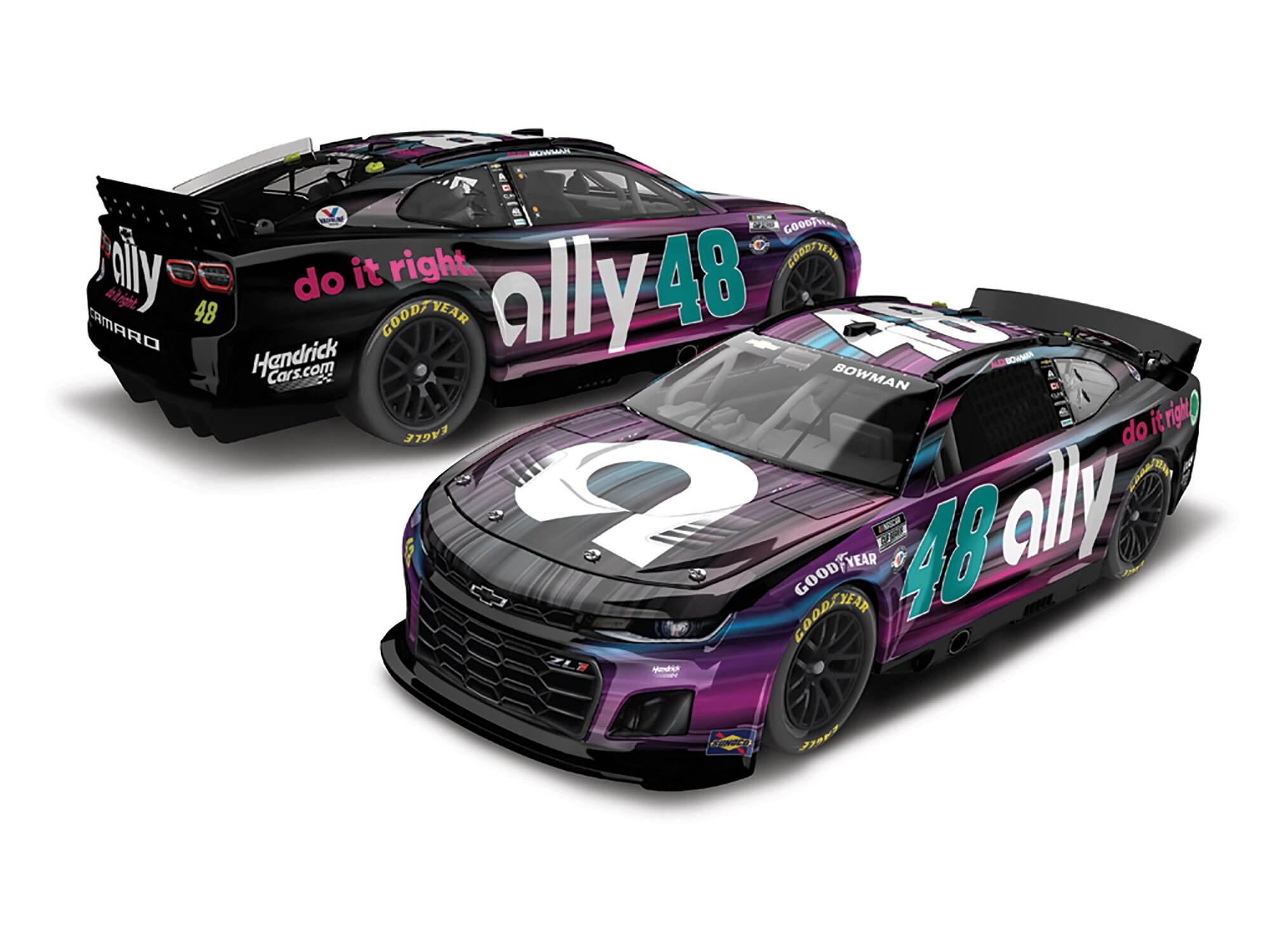 ALEX BOWMAN 2023 ALLY NIGHT 1:24 ELITE DIECAST