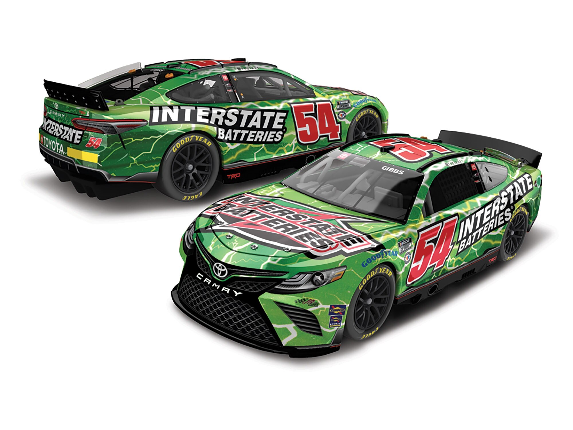 TY GIBBS 2023 INTERSTATE BATTERIES 1:24 ELITE DIECAST