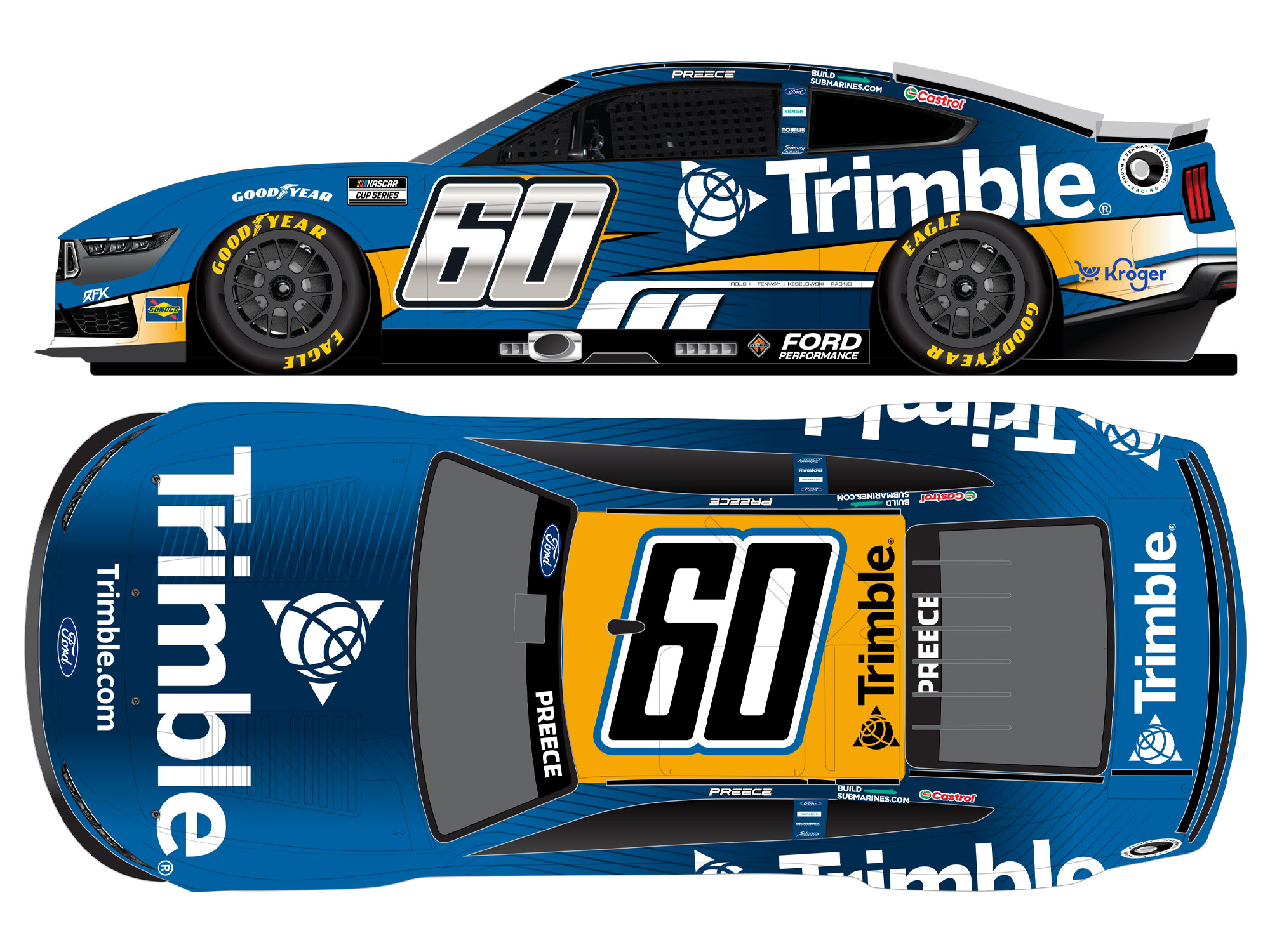 RYAN PREECE 2026 TRIMBLE 1:24 ARC DIECAST