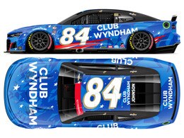 JIMMIE JOHNSON 2023 CLUB WYNDHAM PATRIOTIC 1:24 ELITE DIECAST