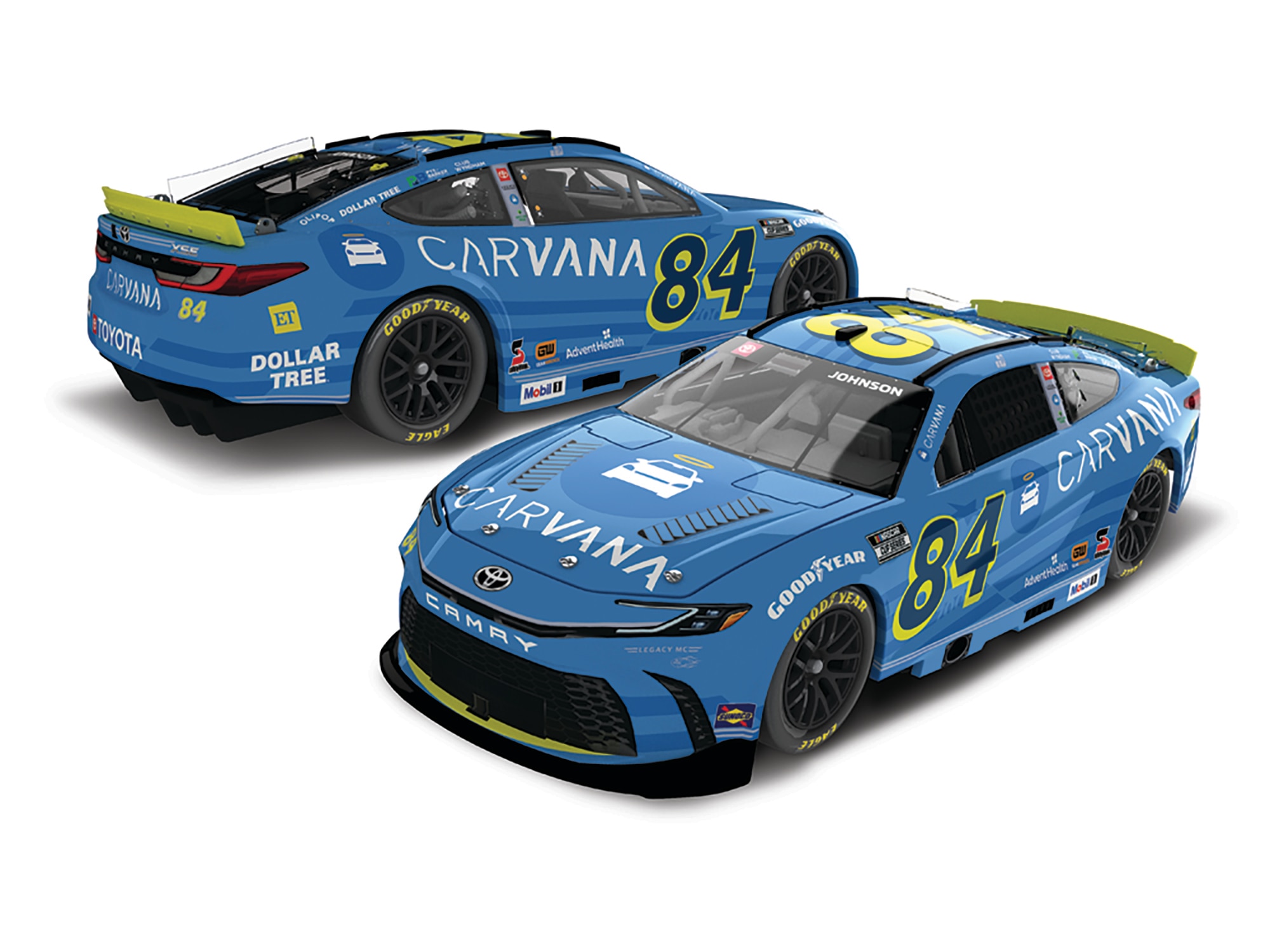 JIMMIE JOHNSON 2025 CARVANA 700TH START 1:64 ARC DIECAST