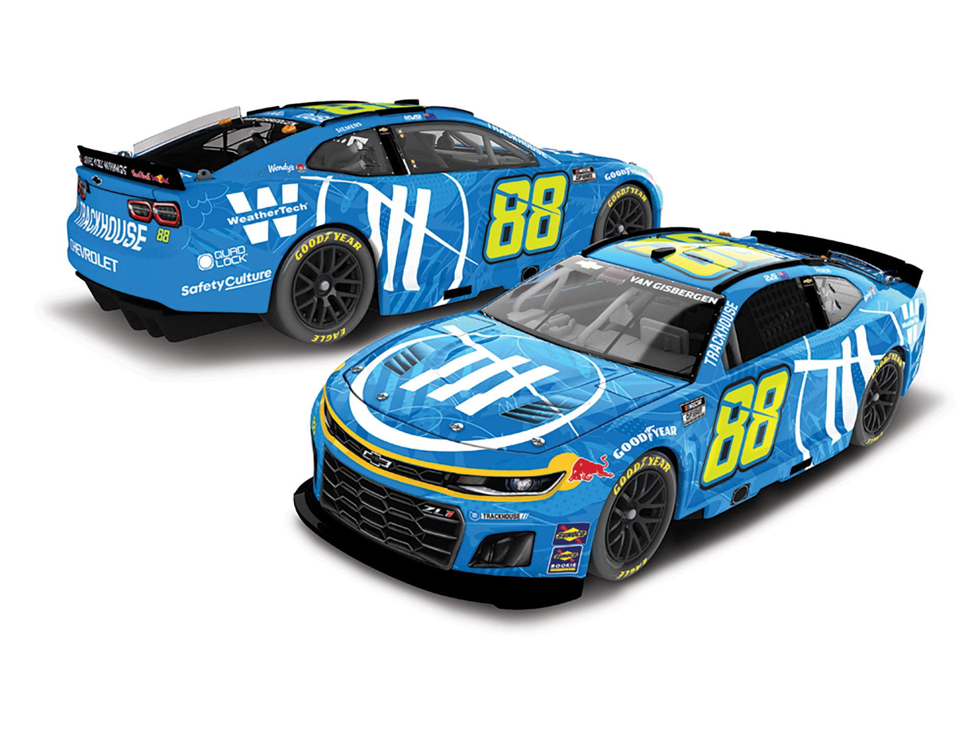 SHANE VAN GISBERGEN 2025 TRACKHOUSE 1:24 ELITE PREMIER DIECAST