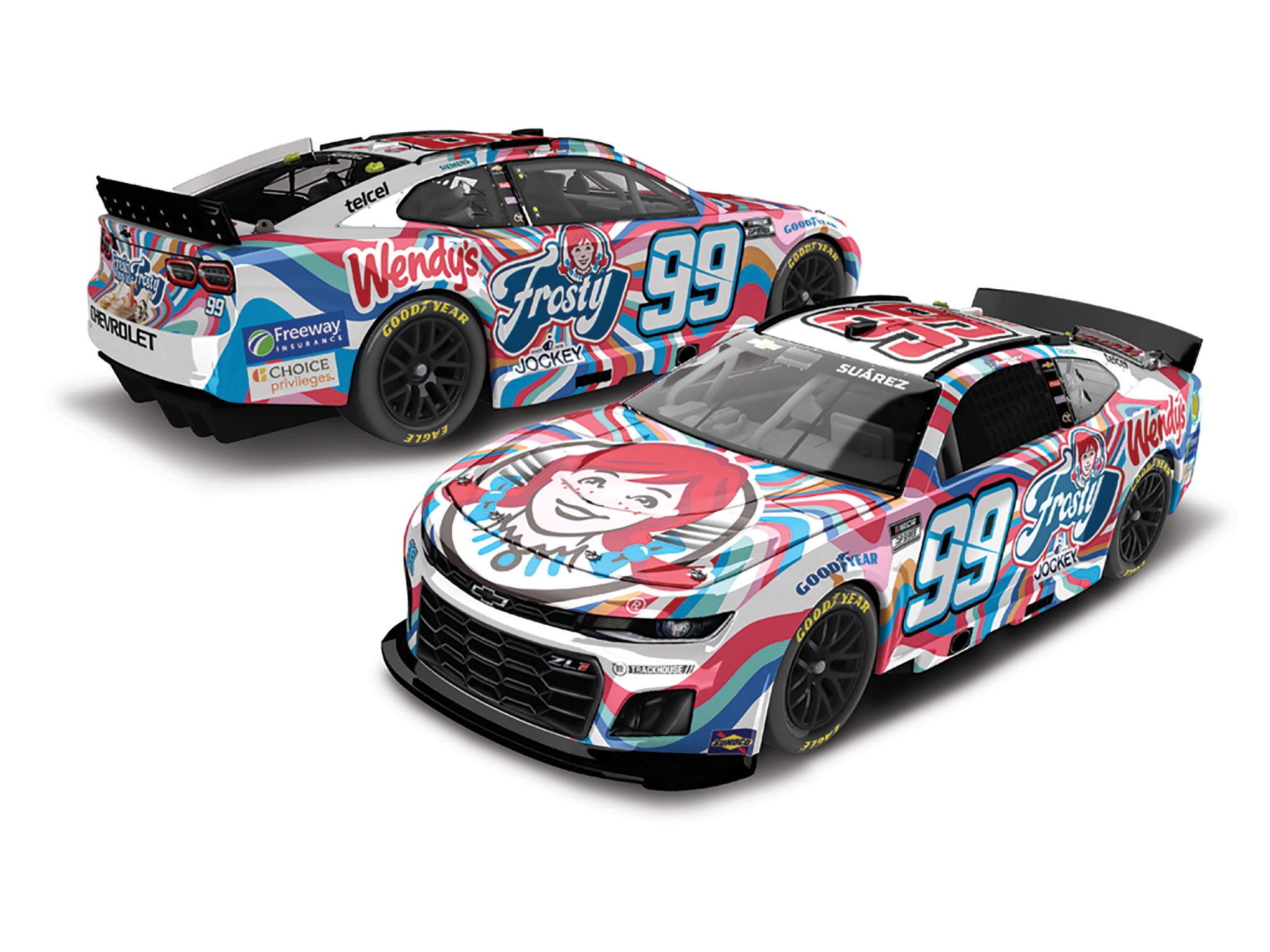 DANIEL SUAREZ 2025 WENDY'S FROSTY 1:64 ARC DIECAST