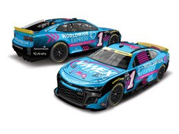 ROSS CHASTAIN 2023 WORLDWIDE EXPRESS PINK 1:24 ELITE DIECAST