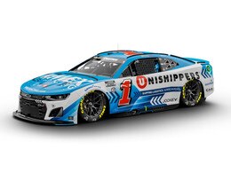 ROSS CHASTAIN 2023 UNISHIPPERS 1:24 COLOR CHROME ARC DIECAST